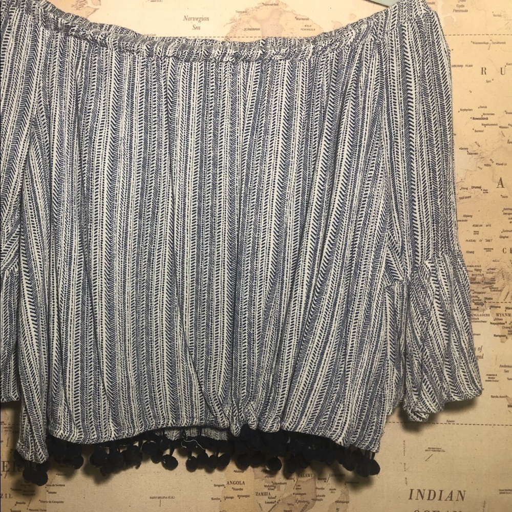 dressy off the shoulder top